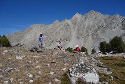 Stanley, stephen and barb below the crags [sat sep 1 14:34:59 mdt 2018]